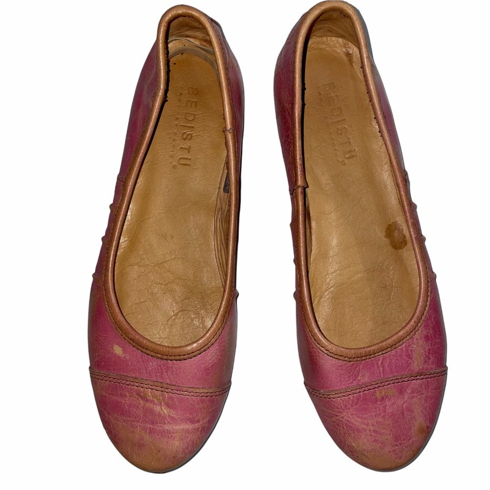 Bed Stu leather Step Cobbler Series Flats Women 8 - Picture 11 of 12